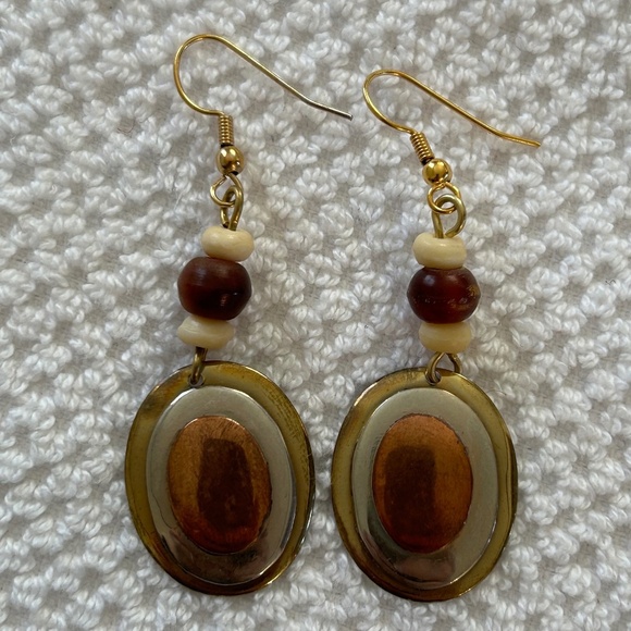 Chico's Tricolor Dangle Earrings - Picture 2 of 6